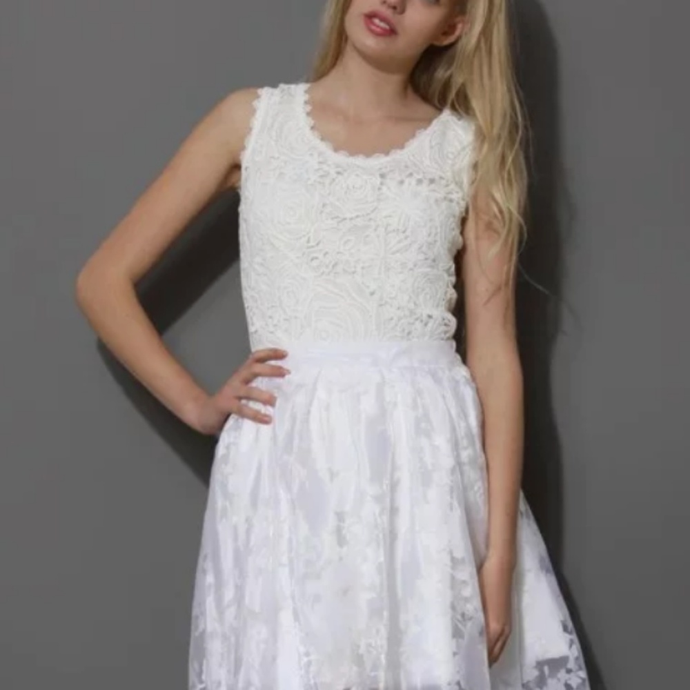 NWT crochet front tank